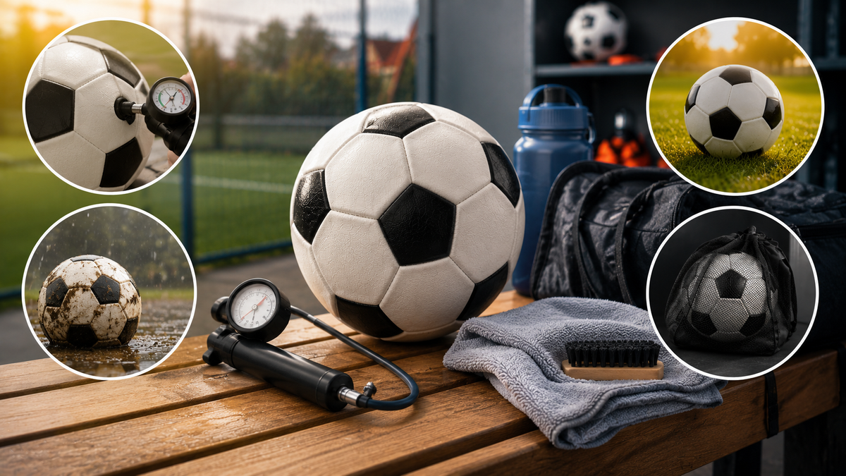 Cómo cuidar tu balón para que dure toda la temporada (y no solo el primer partido)