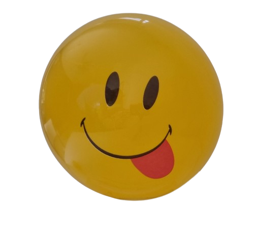 Pelota Emoji 8.5" – Sólida y Metálica