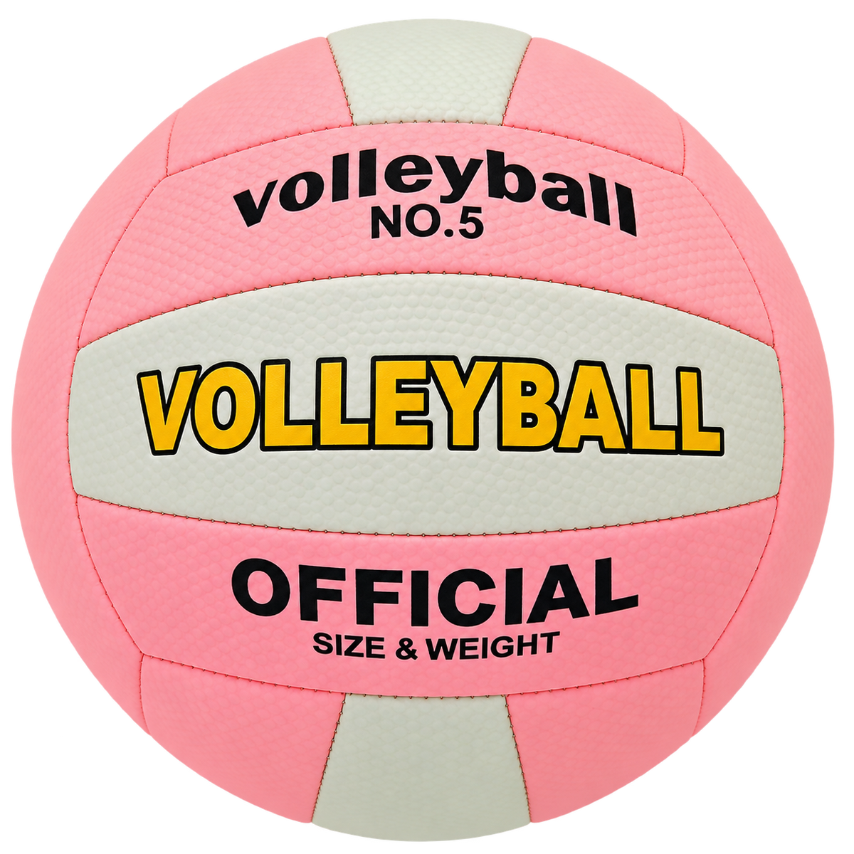 Balón de Voleibol No. 5 Texturizado – Fosforescente y Colores Pastel